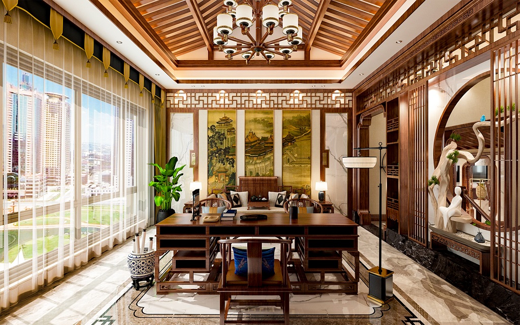 中式书房设计|你的书房布置, 放对了吗?