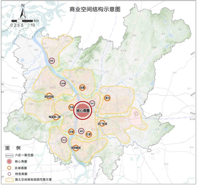 长沙未来商业发展看这里！15大商圈+9大商务中心！
