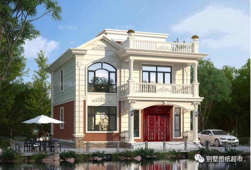 农村自建房,有个大露台就是方便,8套带露台的户型分享,实用