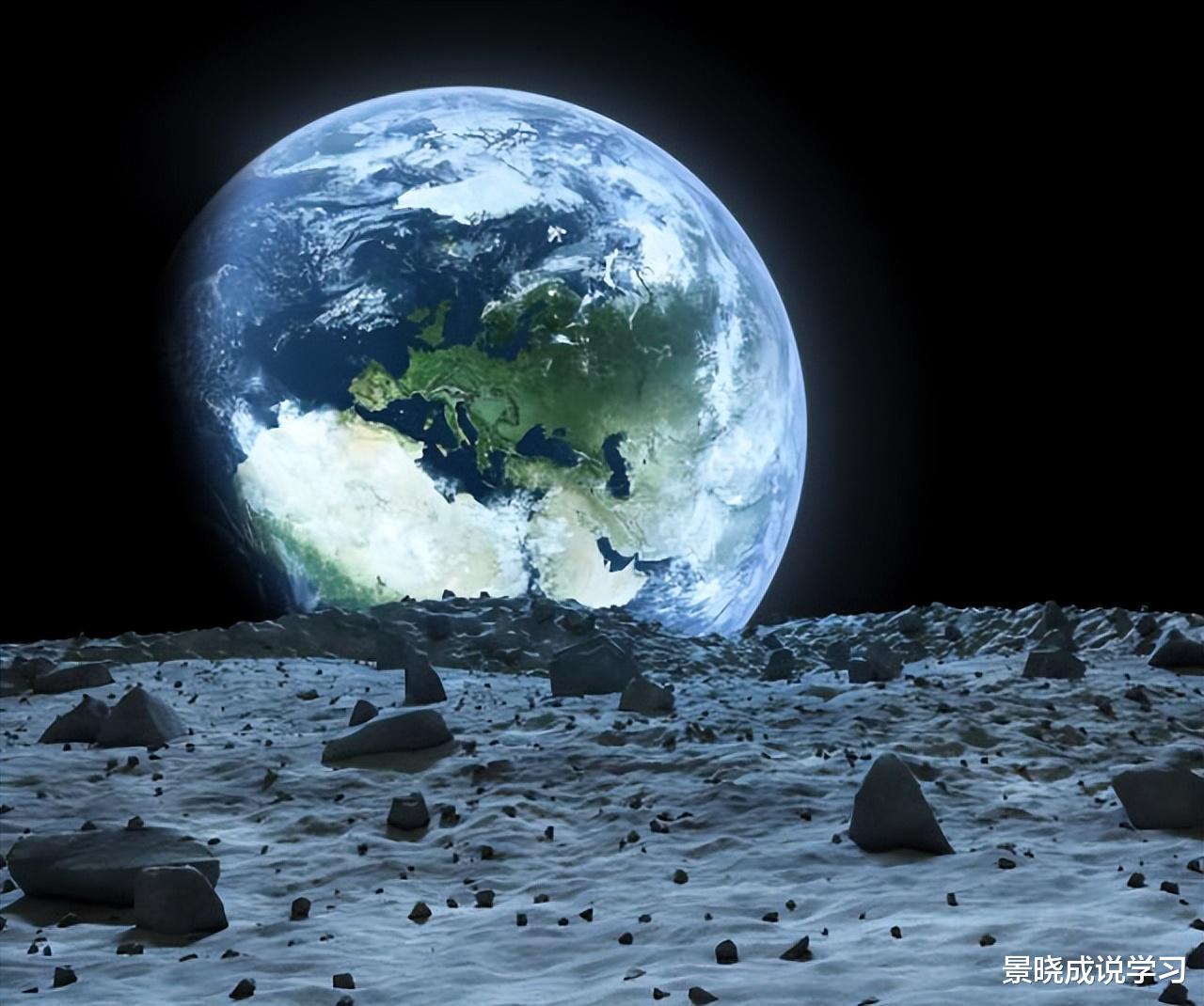 月球是如何诞生的?有科学家认为:从地球分裂出去的!
