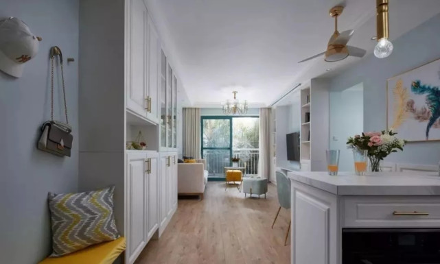 75平美式风好看到尖叫,还有别致舒适的感觉