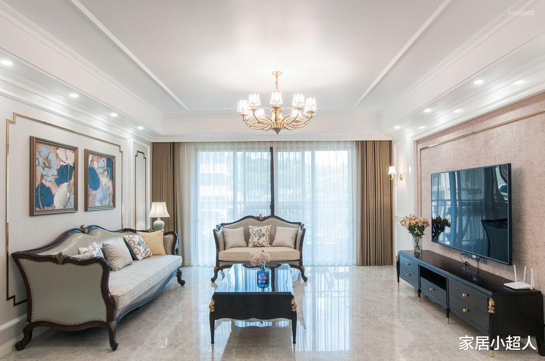 170平的美式轻奢风格, 彰显成熟稳重,更藏着品位与修为