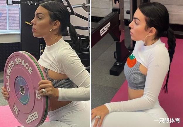 乔治娜|乔治娜又去撸铁，软妹变女汉子！模仿金卡戴珊，晒娃炫富秀身材