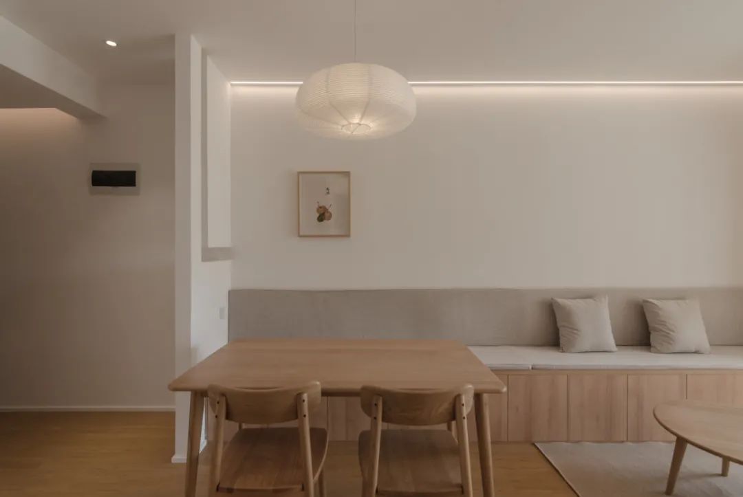 85㎡三室改两室，不要沙发的原木家