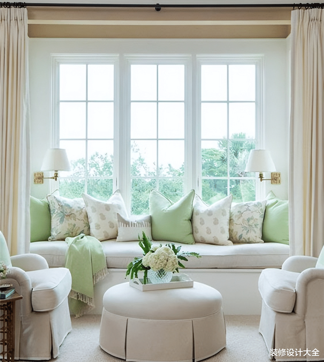 太有设计感了！窗帘与飘窗这样搭配，那真是高手中的高手！