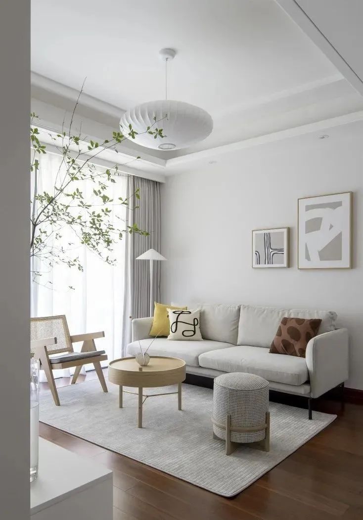 89平北欧、日式混搭三居室，浅色调空间好温馨呀！