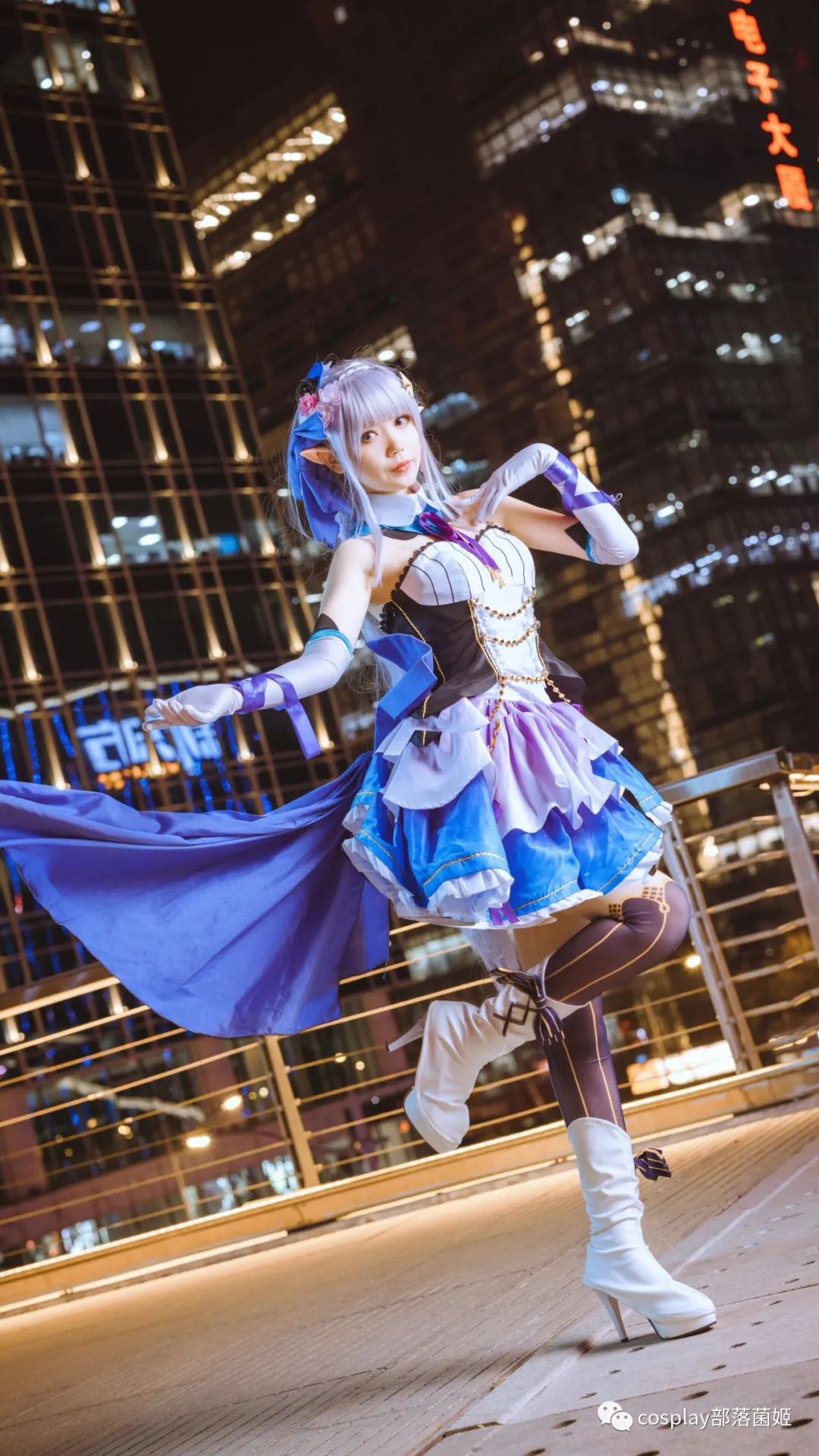 艾米莉亚|cos：艾米莉亚偶像cos正片@安缇兔