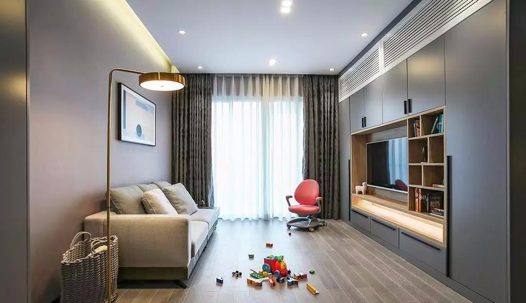 23万打造轻奢风，连电视墙都是定制柜，子母门玄关堪比衣帽间