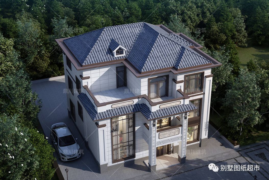 5套农村别墅新款设计，新中式风格，建一栋回农村值得代代传承