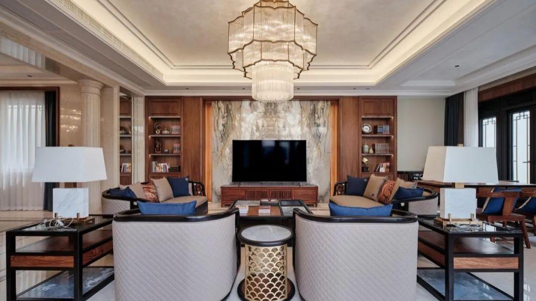 400㎡新中式丨典雅气质，打造舒适的家居生活空间！