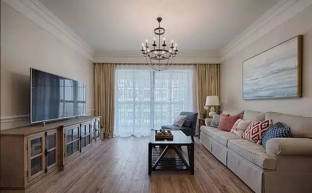 晒晒我的120㎡美式装修,软硬装花22万,看过的都说值!