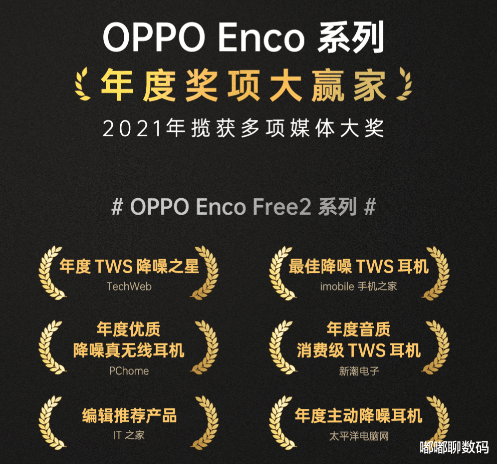 OPPO|拿奖拿到手软！揽获多项“年度最佳”，OPPO Enco Free2系列稳了