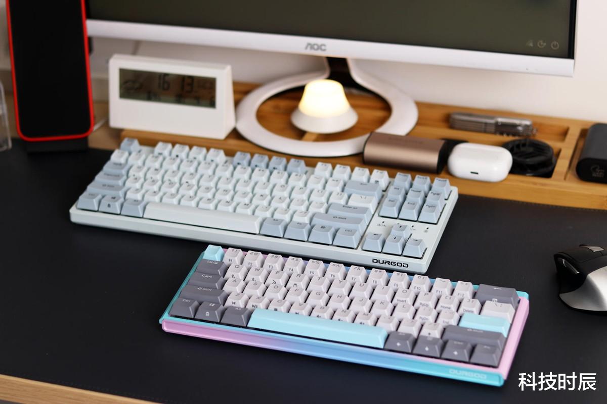 USB|手感与颜值俱佳，杜伽K330W 冰淇淋机械键盘上手：爱了