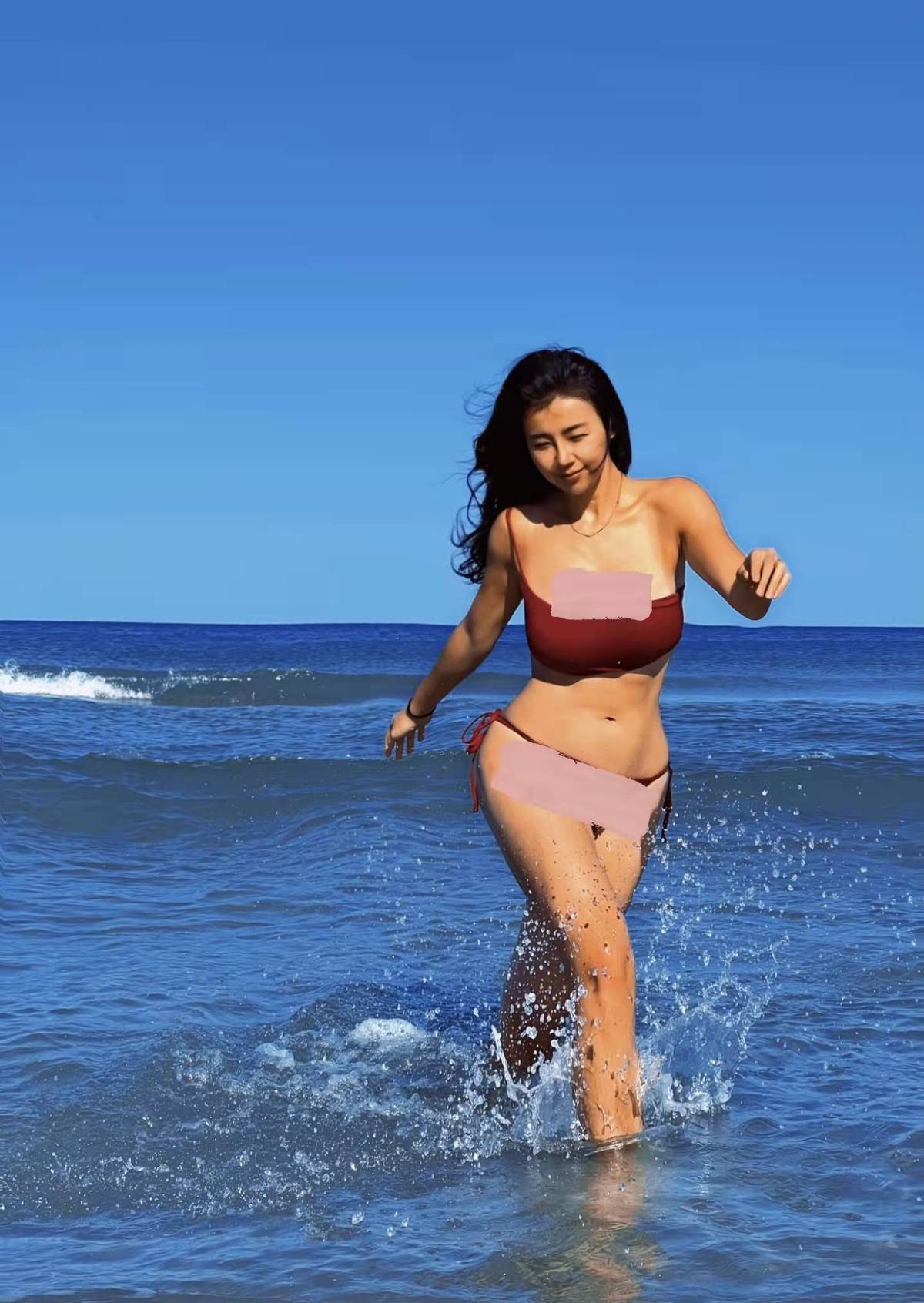 浮潜|张曼源去浮潜，晒照大秀傲人身材！27岁前NBA主播，中国版卡戴珊