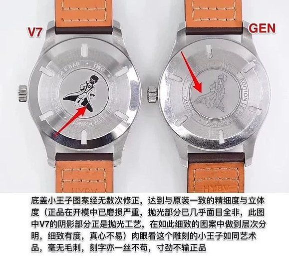 飞行员|有没有高仿手表购买网站?万国“真芯”马克十八飞行员 对比评测