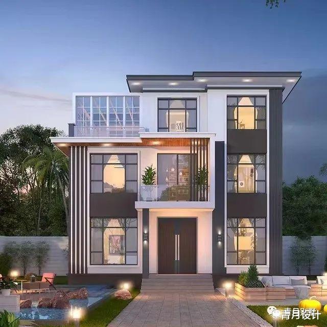 如何体现光影的艺术?这栋现代小别墅玩得明明白白