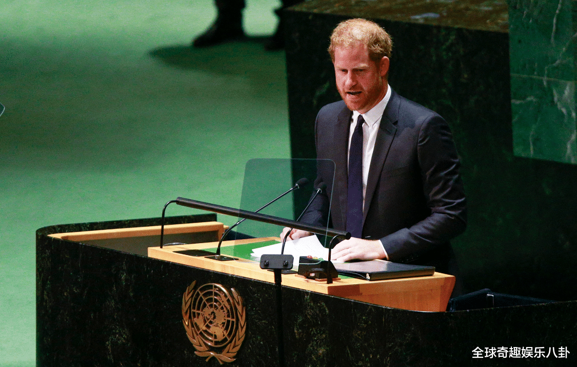 潘粤明|哈里王子“闪耀”，“崛起”，在联合国讲话致敬戴安娜王妃和梅根