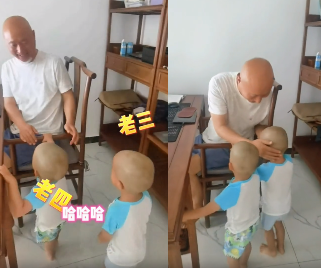 陈佩斯|继双胎孙女后，陈佩斯又迎来双胎孙子，祖孙四代被调侃共同一张脸