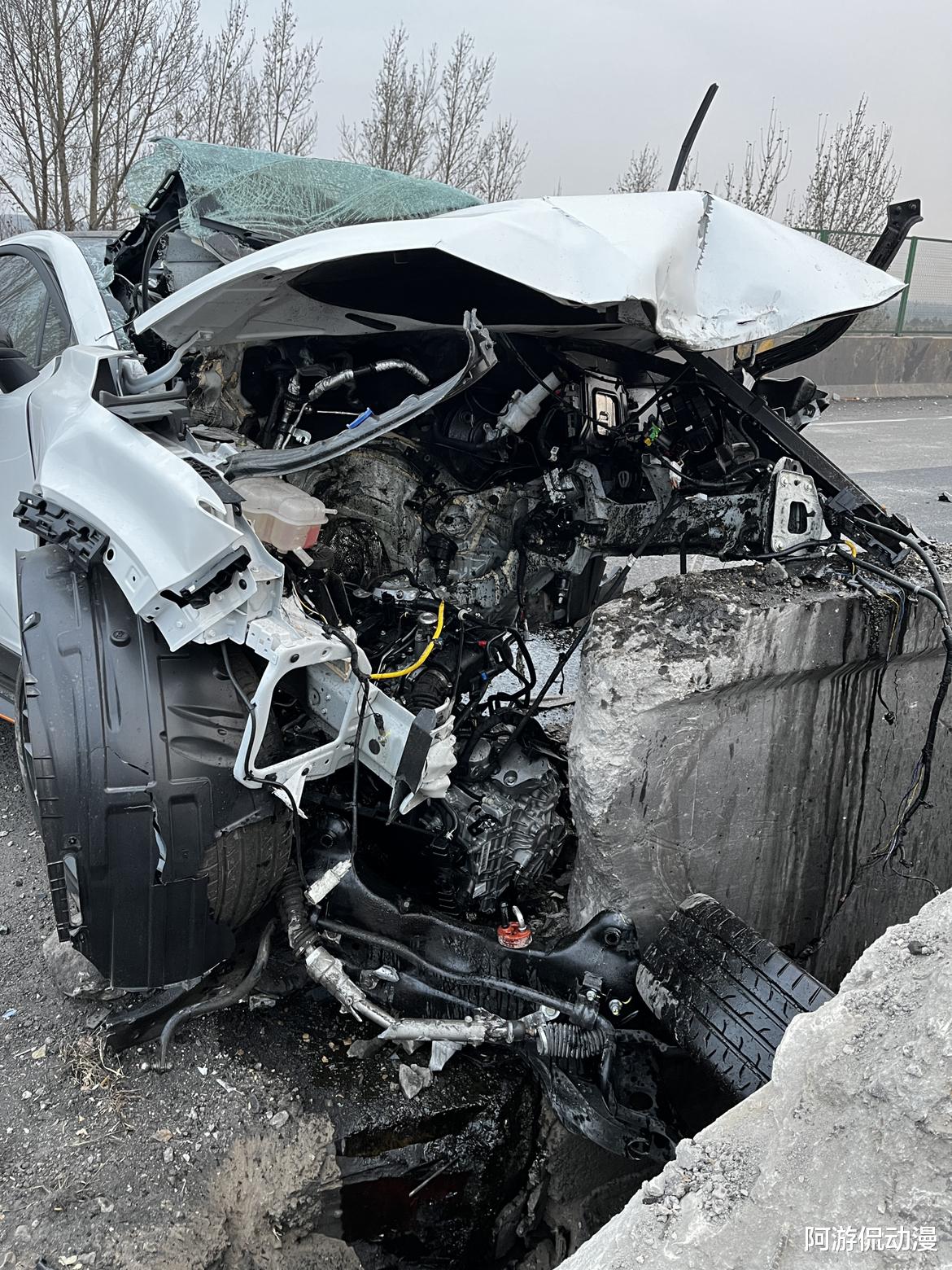 车主:新车一血,我可怜的小T,速度90km/h正面碰撞,车内人员一点事没有