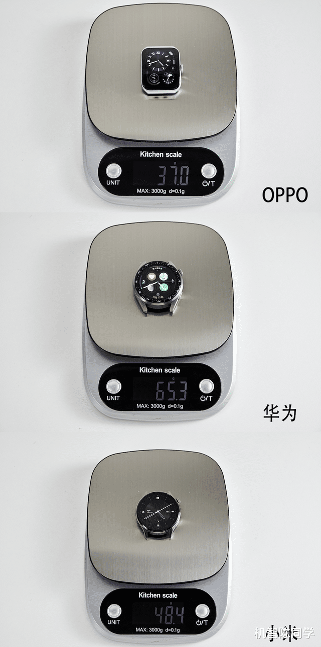 电子商务|华为、OPPO、小米三大旗舰智能手表外观对比：哪款是你的菜？