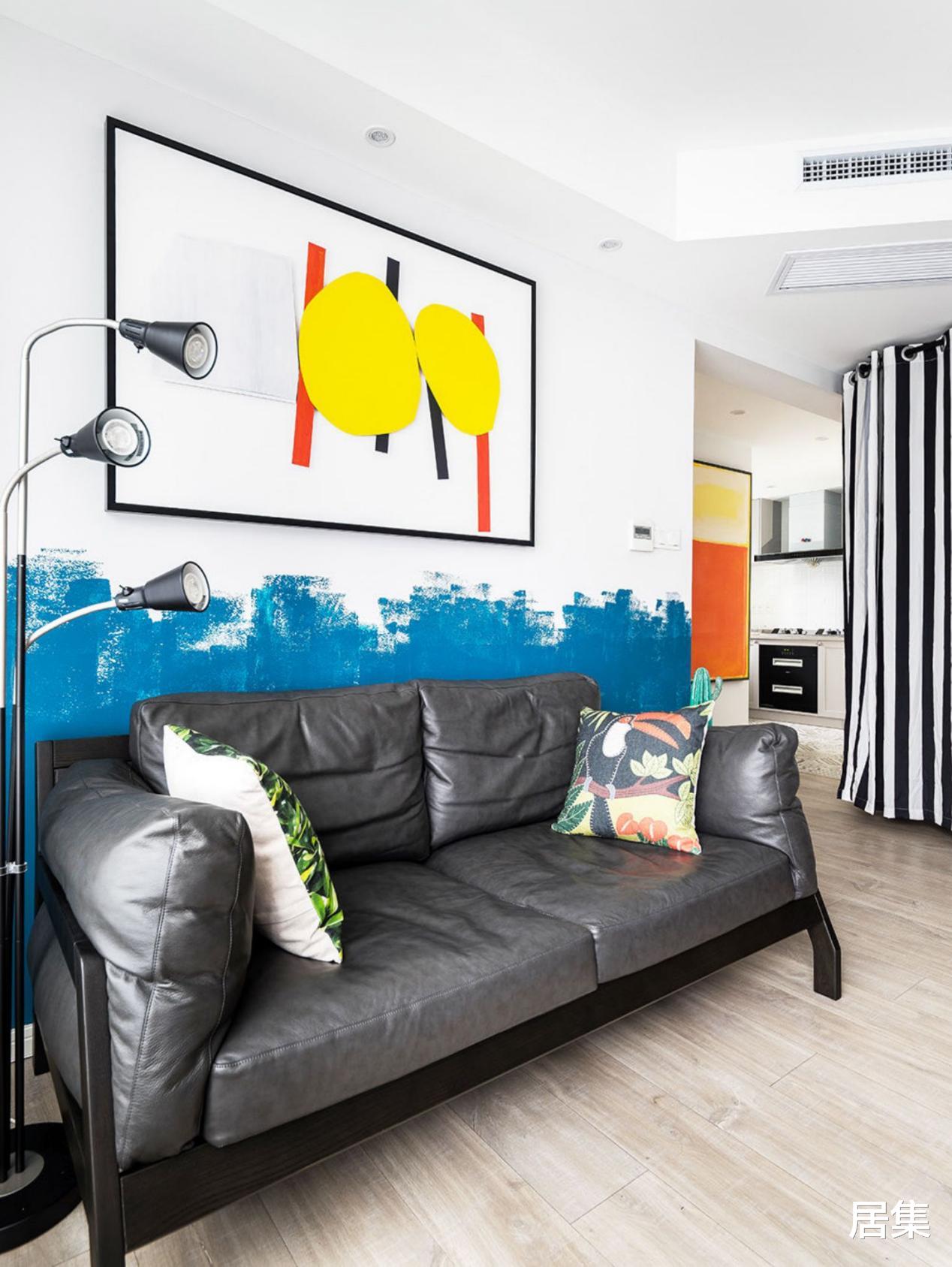 打造80㎡油画一般的家,处处都可以享受自由的轻抚,浪漫美好