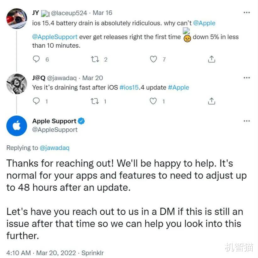 iOS|ios15.4翻车！升级系统后，续航仅能坚持半天