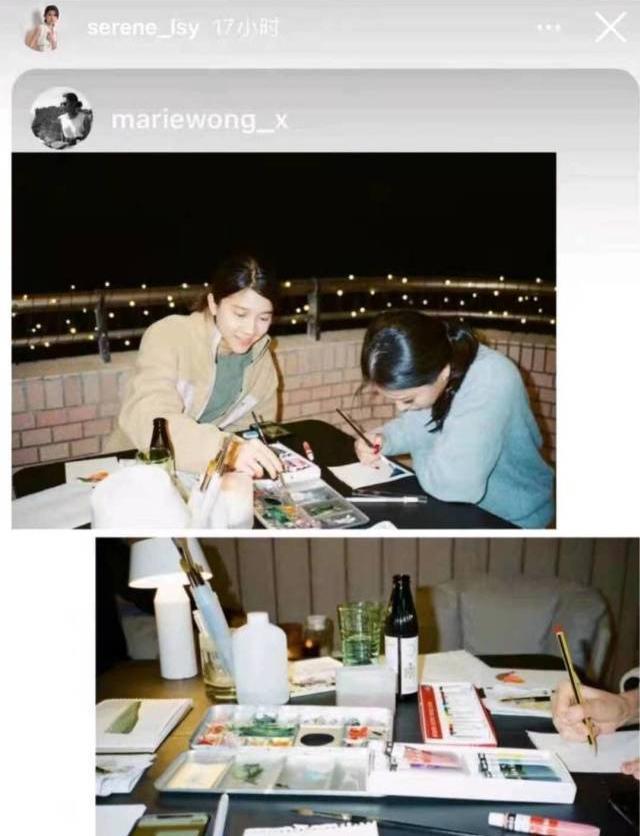 林宣妤|李泽楷绯闻女友林宣妤晒出人物画颇有深意!郭嘉文疑似遇上对手