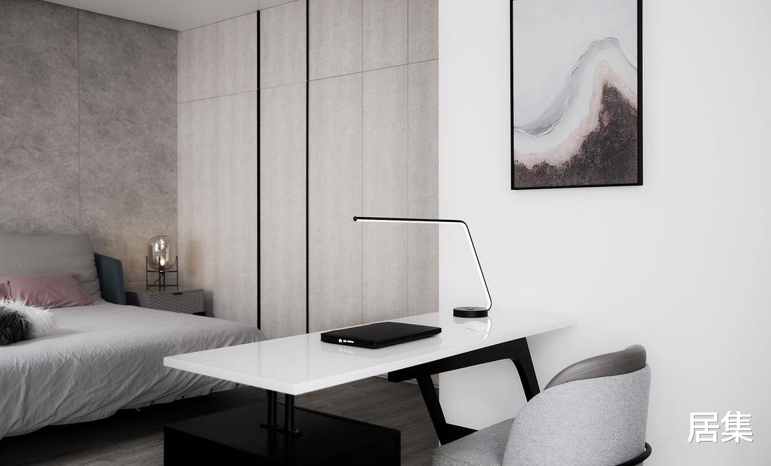 给空间留白,让生活来填满,彰显对美好生活的期许