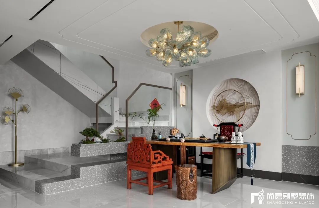 不定义家居风格:新中式客餐厅混搭法式主卧,美哭了