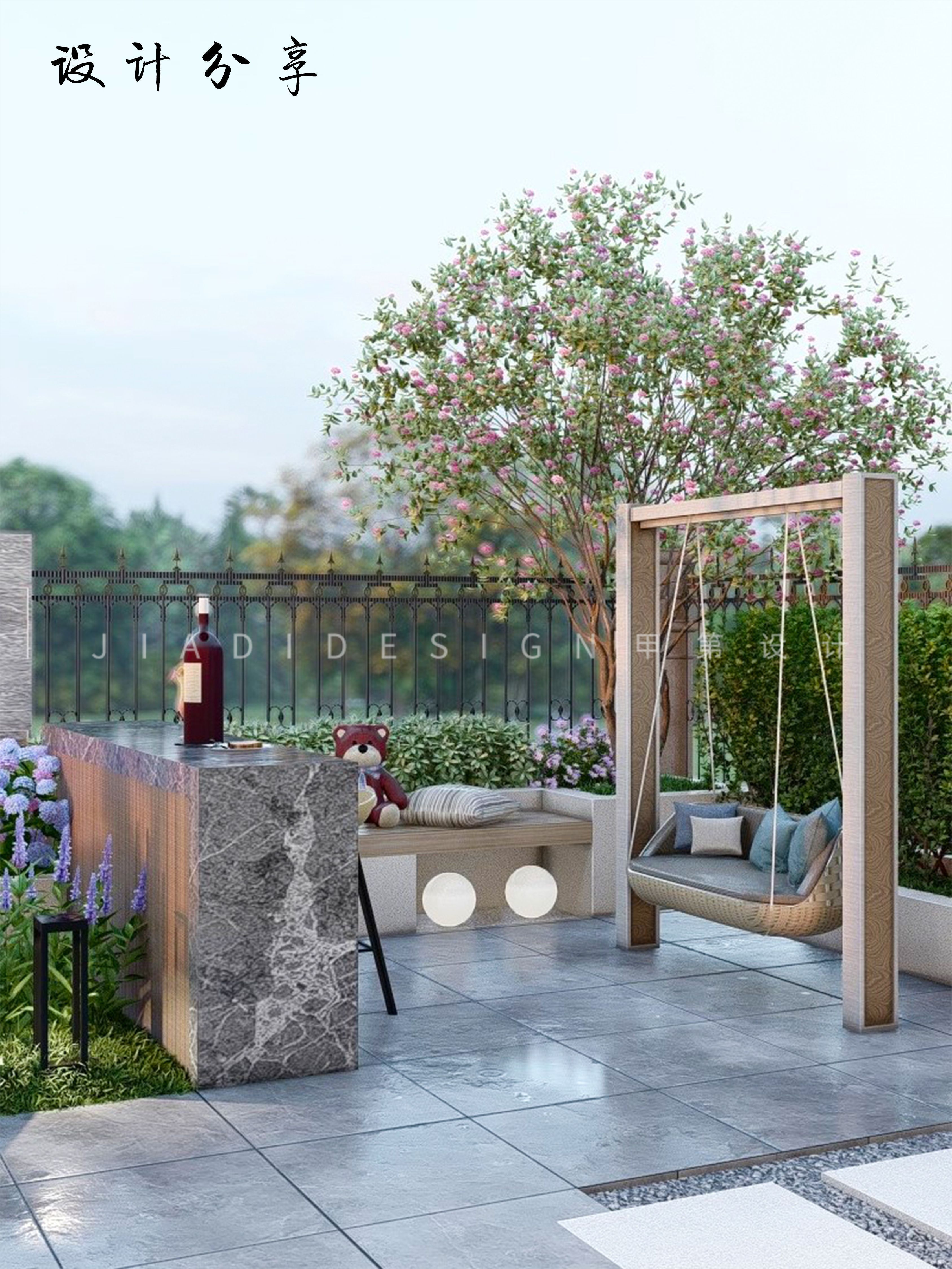 泸州|现代清新小庭院,打扫简洁又方便!