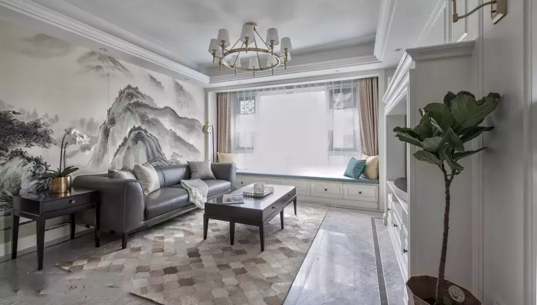 客厅沙发摆L型还是一字型?经设计师一改,家里上档次多了