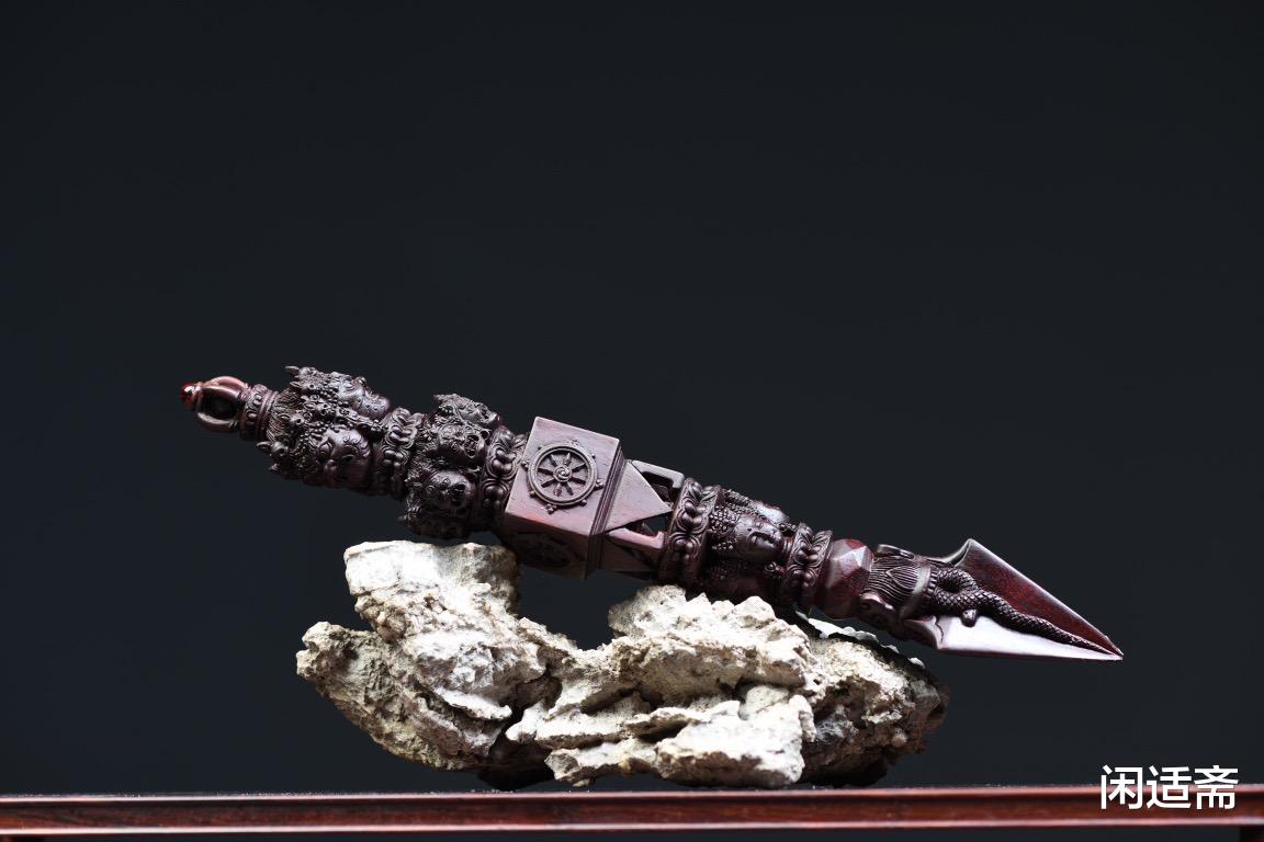 老虎|无坚不摧，小叶紫檀，金刚降魔杵