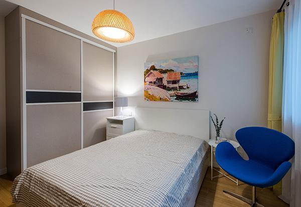 简欧风格的新房装修毕业,客厅的隔断作为吧台,超实用美观