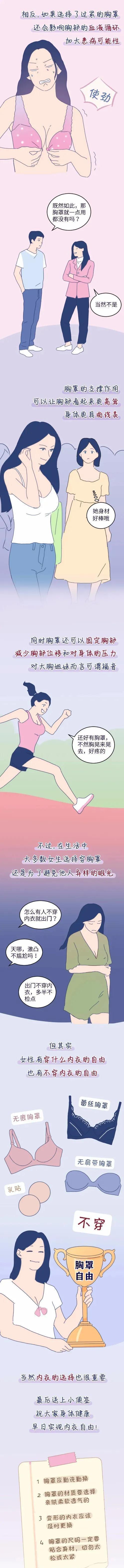 漫画|女生长期不穿“里衣”，身体会有哪些生理变化？漫画揭秘，别害羞