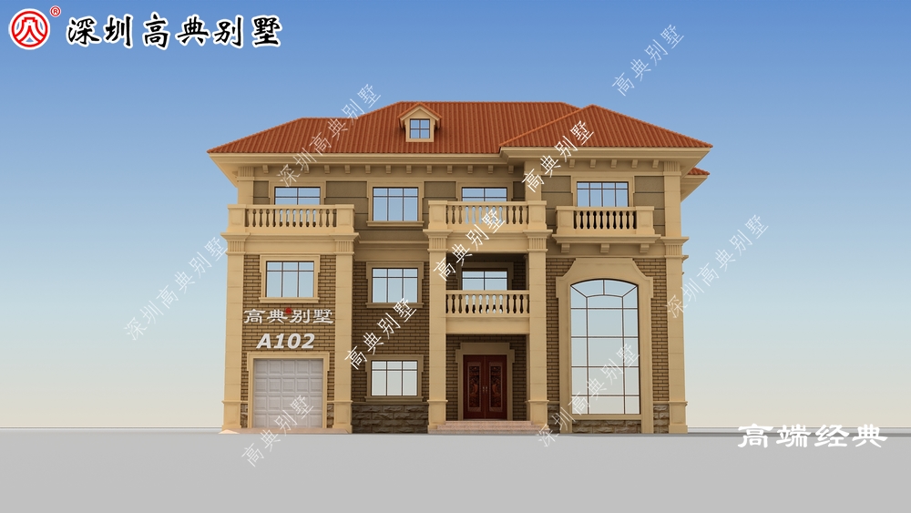 高墙裙、深色装饰、既耐脏又美观