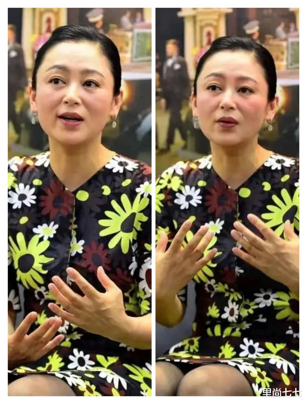 陈红的生图太真实！年龄感写在脸上，但不爱扮嫩穿衣挺优雅