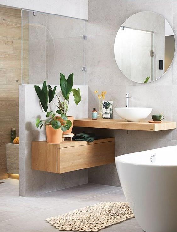 装悬空洗漱台,下方空间也极致利用,盘点5种使用方法,拿去参考