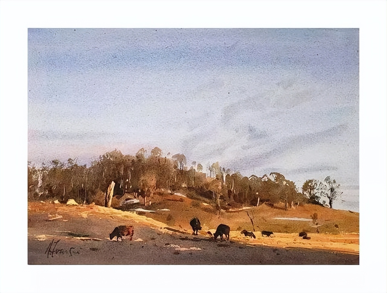 安迪|Andy Evansen(安迪)的水彩作品简约、明快、大气,非常有味道