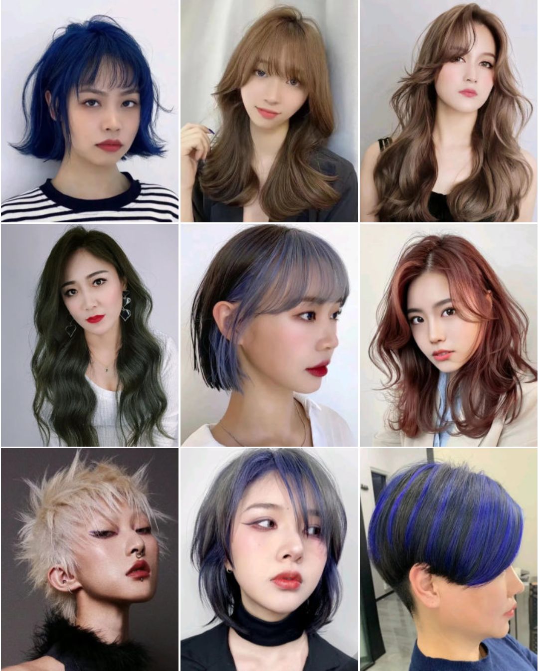 穿衣搭配 3月流行女发来了，烫染剪都很美，要不要挑一款