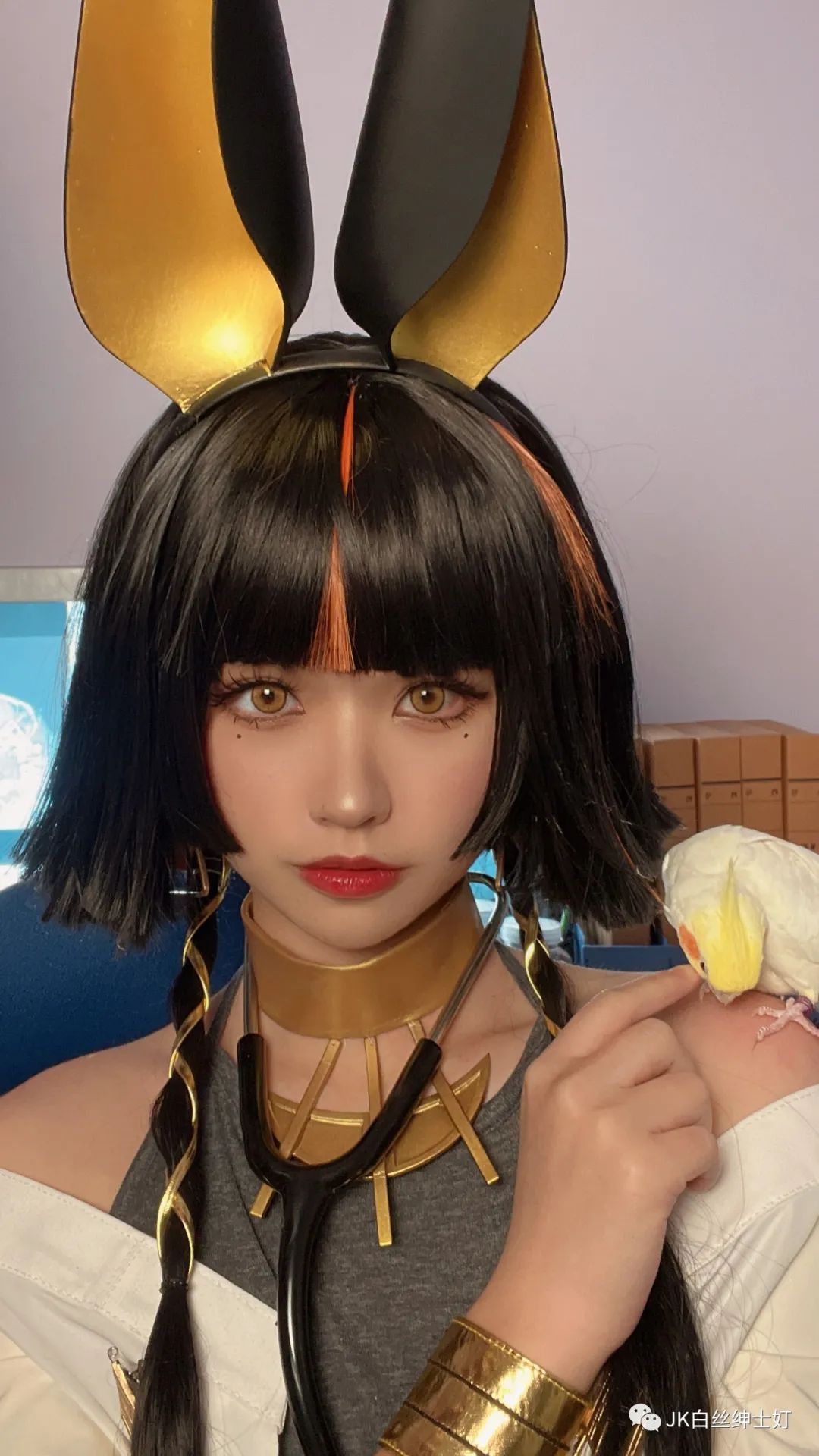 兽医|cos: 云图计划 伊姆赫特 一个完全长在我身上的黑皮小兽医