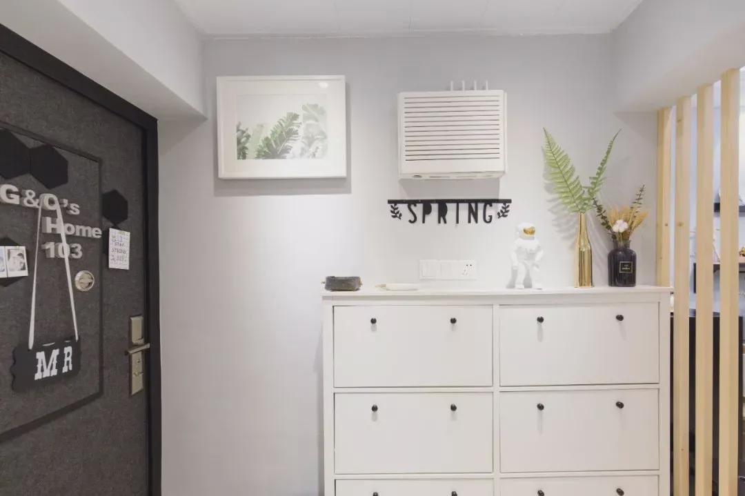 88㎡北欧风三居，衣帽间与书房都有，而且还有美观度与舒适性