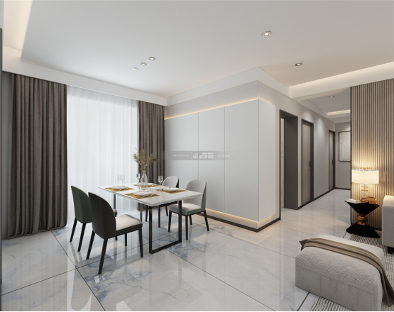 润城五区136m2|现代极简，吾心归处即是吾家！