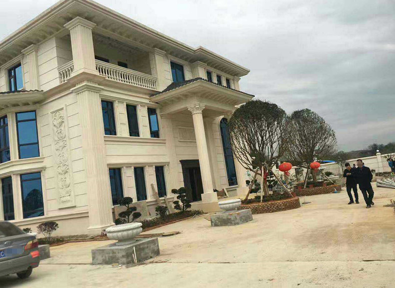 晒晒农村婆家的1000平小别墅，全村最豪华，光客厅吊灯5万多！