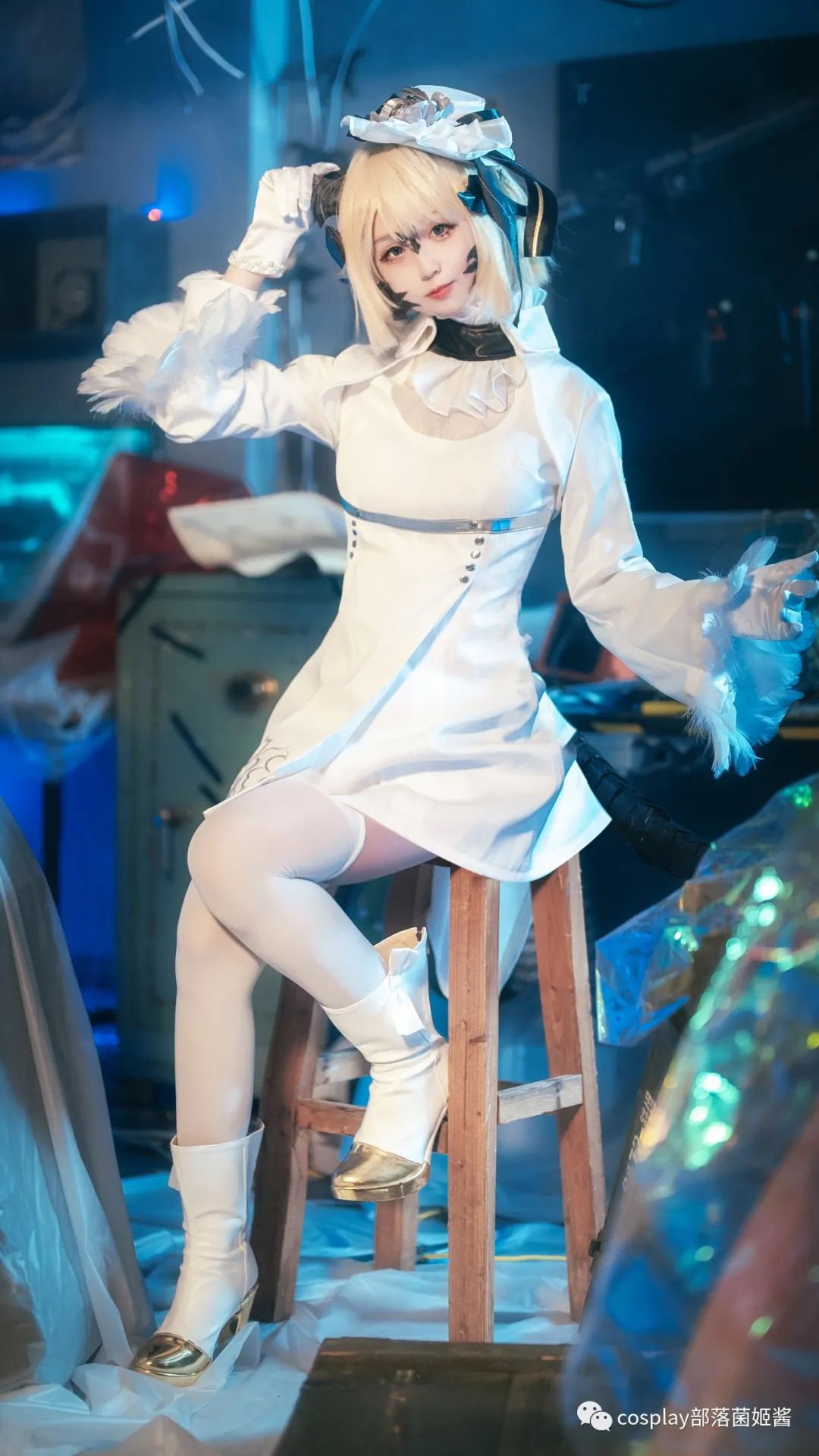 |cos：寄叶五三式治愈套学者黑龙cos正片@无风霖鹿