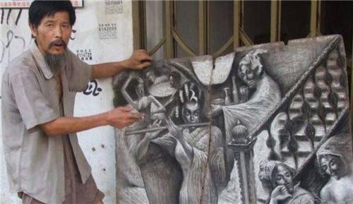 招聘|江西拾荒老人专注绘画40年,妻子绝望携子离开,专家:画得一般