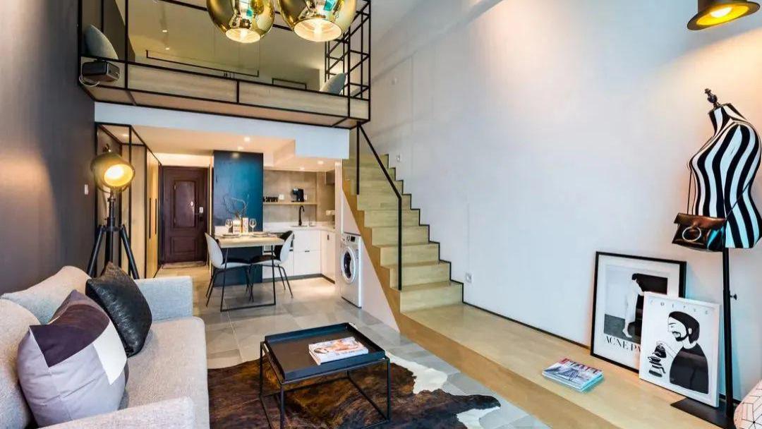 40㎡单身loft公寓，小户型也能装出豪宅范儿！