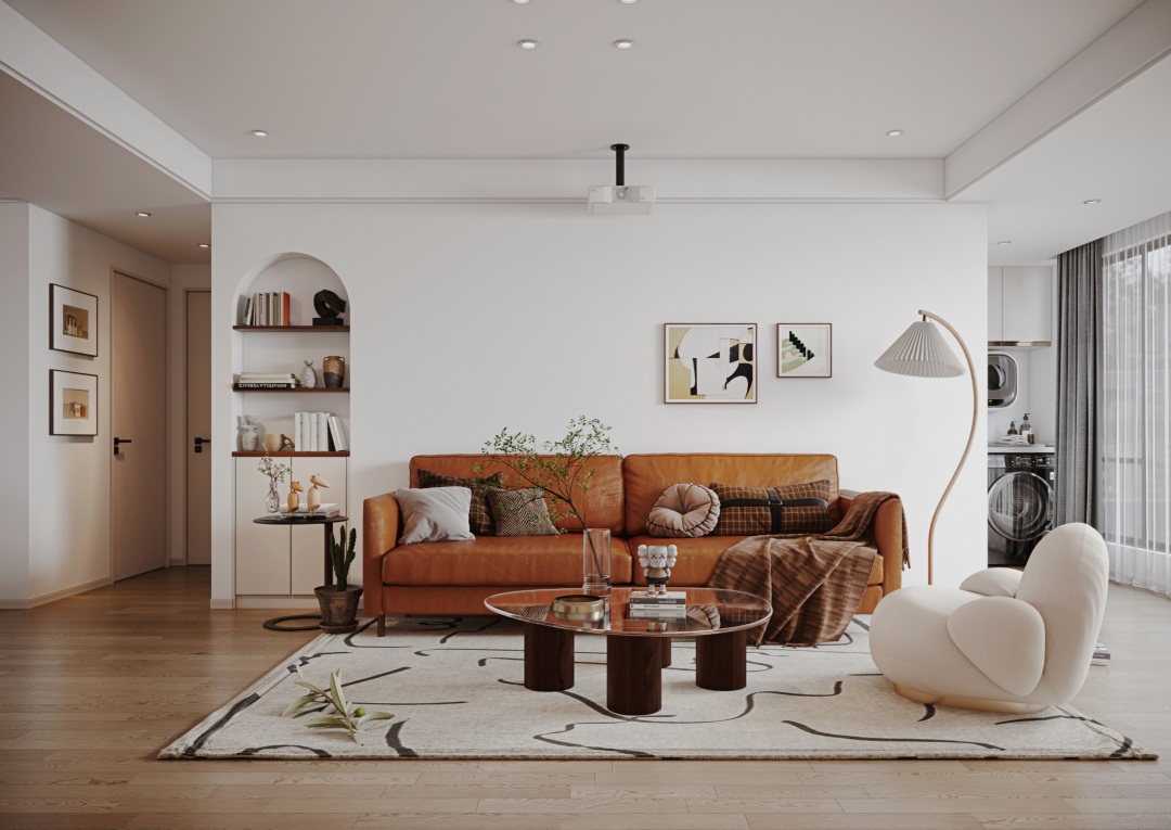 【鲁班装饰】曼城155m2日式简约风格 木与白