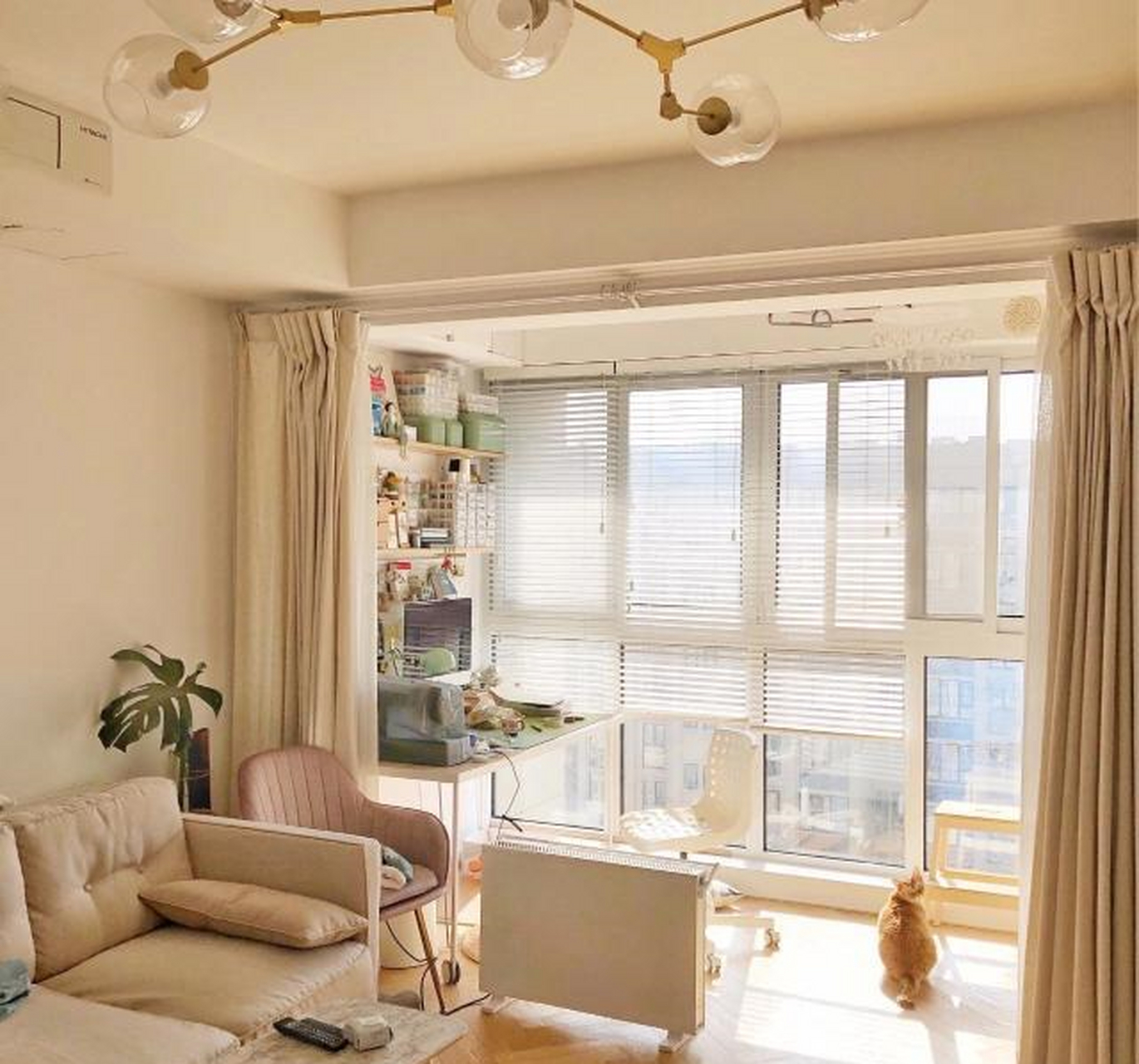 阳台纳入客厅,如何利用起来?