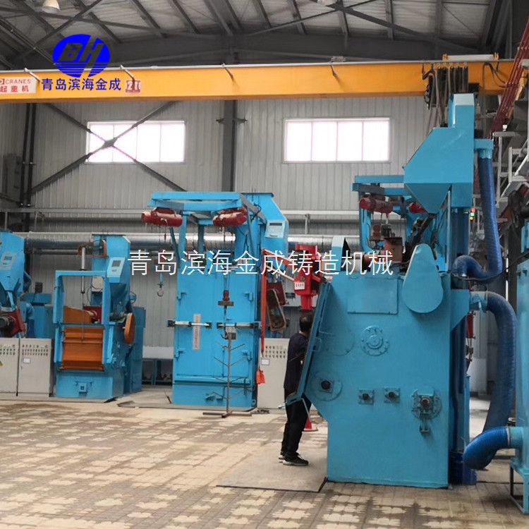 标准型吊钩式抛丸机的安装步骤