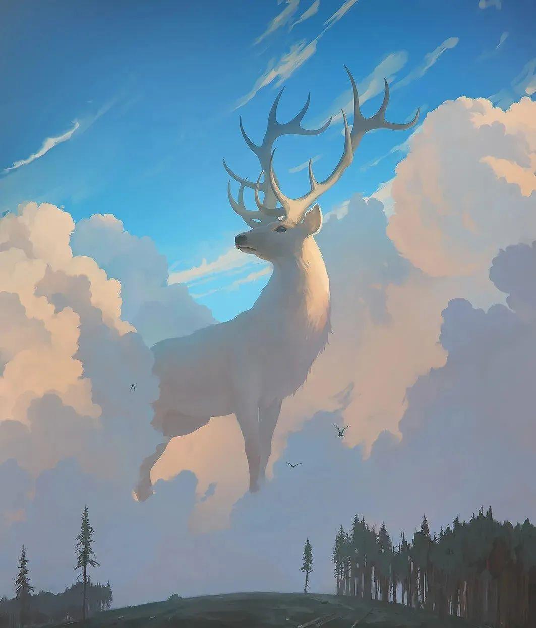 奇幻瑰丽的场景，和插画师阿尔乔姆来一场梦幻之旅